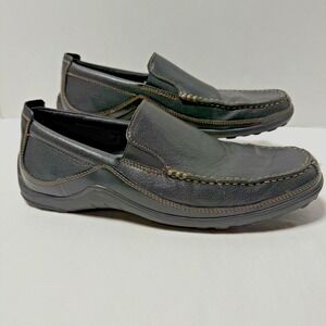 COLE‎ HAAN Tucker Venetian Dark Brown Leather Slip On Loafers. Men's Size 11M
